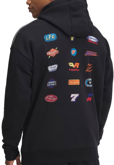Суитчър Under Armour Project Rock Icon Fleece Hoodie Черно | 1389916-001, 1