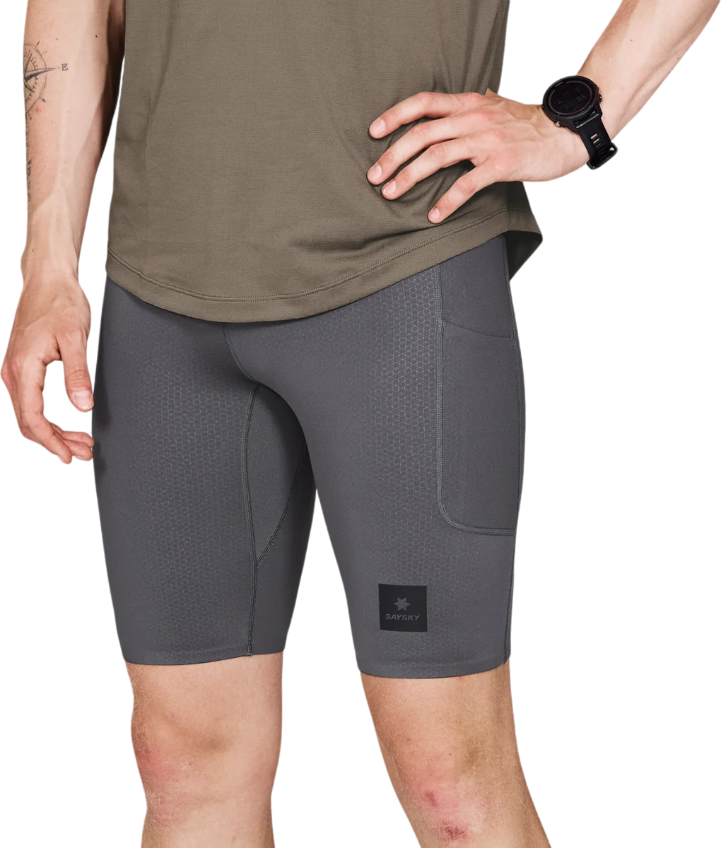 Къси панталони Saysky Saysky Combat+ 9" Tights Сиво | mmrst31c707, 0