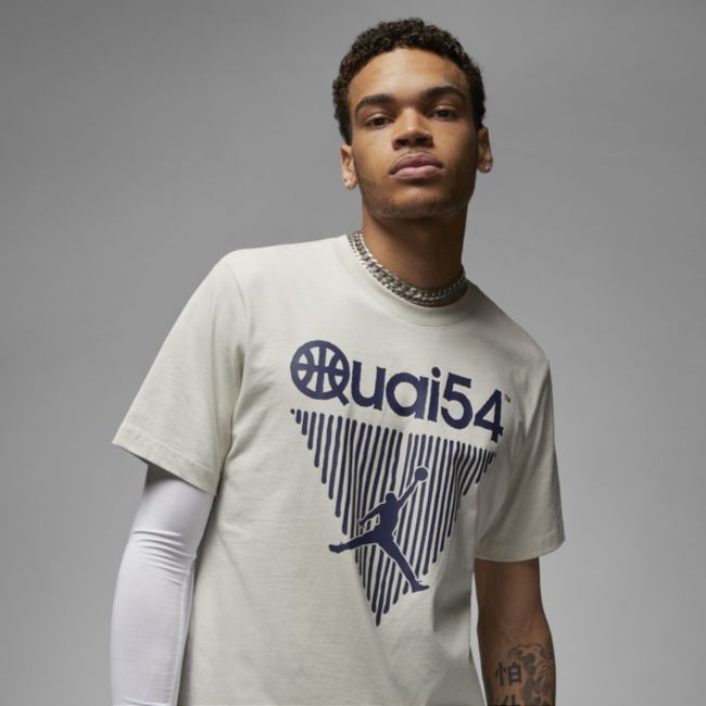 Тениска Jordan Q54 SS CREW Бежово | DV6290-072, 1