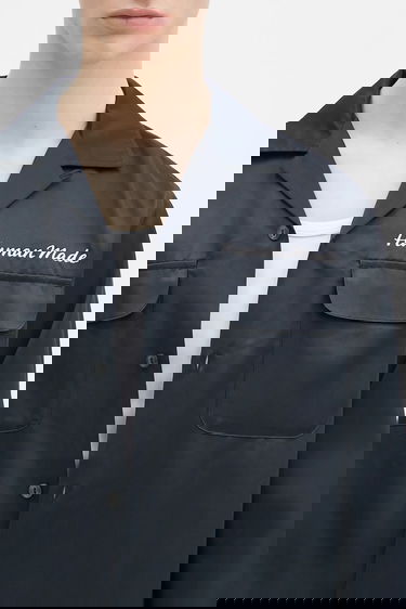 Риза Human Made BOWLING SHIRT regular Тъмно синьо | HM29SH014, 3