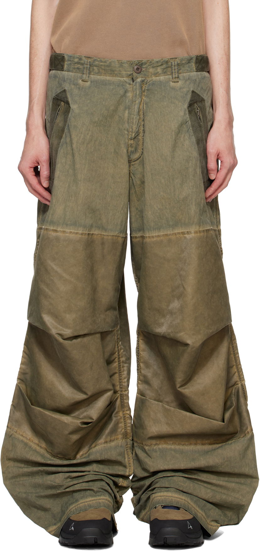 Панталони 032C Utility Trousers Зелено | F24-URW-1003-450