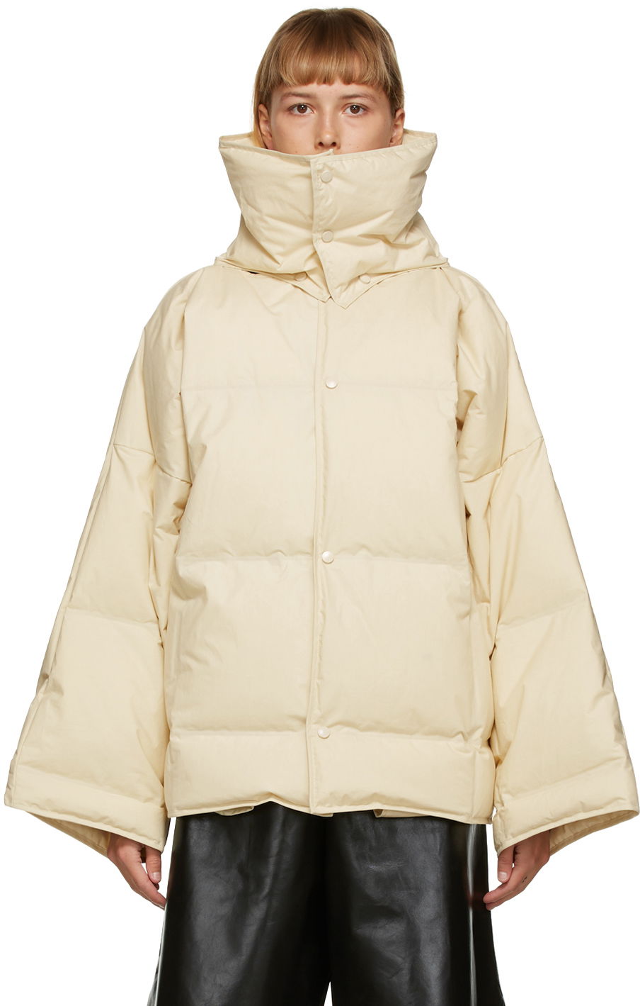Пухо яке Bottega Veneta Down Puffer Coat Бежово | 632739 VKH50, 0