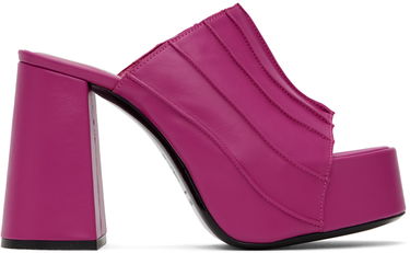 Pокля BY FAR BY FAR Brad Heeled Sandals Розово | 23PFBRAMFCHNAP, 0