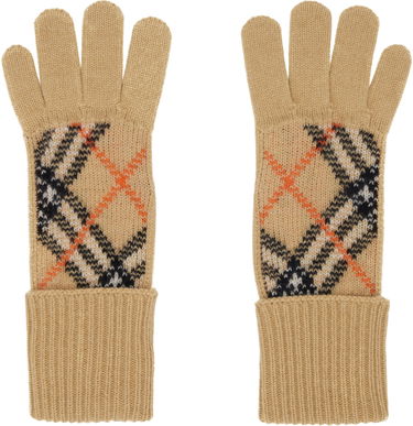 Ръкавици Burberry Cashmere Blend Gloves Бежово | 8098890, 0