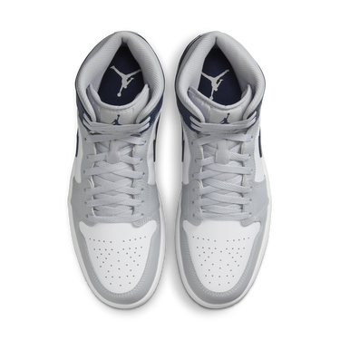 Кецове и обувки Jordan Air Jordan 1 Mid "Wolf Grey & Midnight Navy" Сиво | DQ8426-104, 2