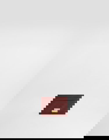 Портфейл Dolce & Gabbana Dolce & Gabbana Plongé Calfskin Card Holder Бургунди | BI0330A9S2580346, 3