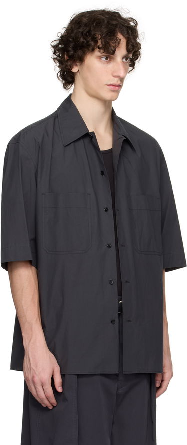 Риза LEMAIRE Lemaire Convertible Shirt Черно | SH1175 LF1364, 1