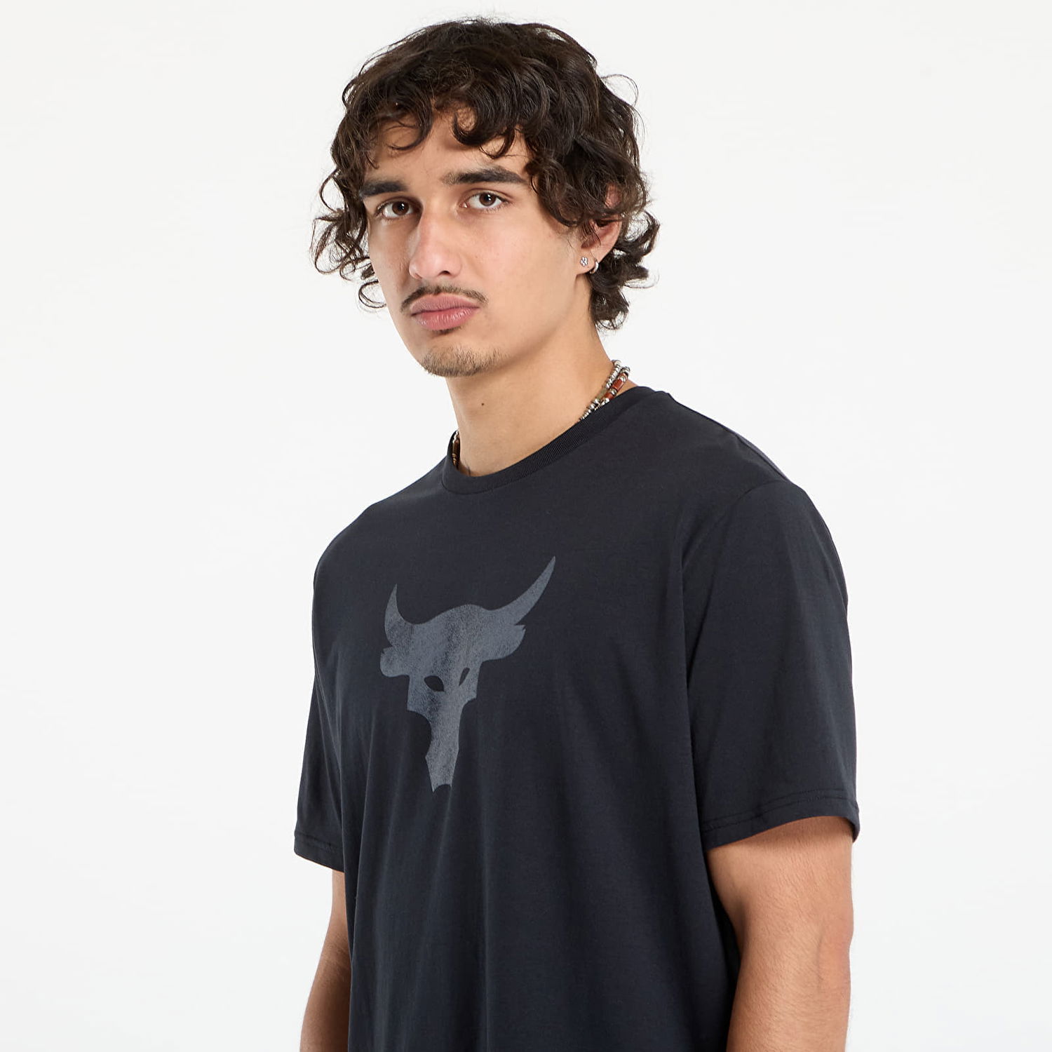 Тениска Under Armour Project Rock Brahma Bull Short Sleeve Tee Черно | 1383191-005, 1