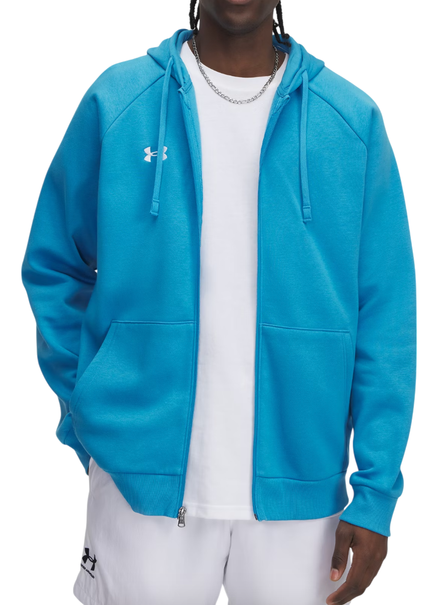 Суитчър Under Armour Rival Fleece Full-Zip Hoodie Синьо | 1379767-452, 0