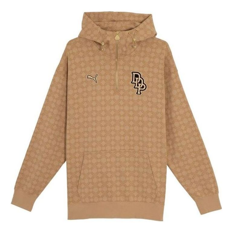 Суитчър Puma Dapper Dan Men's Pullover Hoodie Бежово | 539806-89