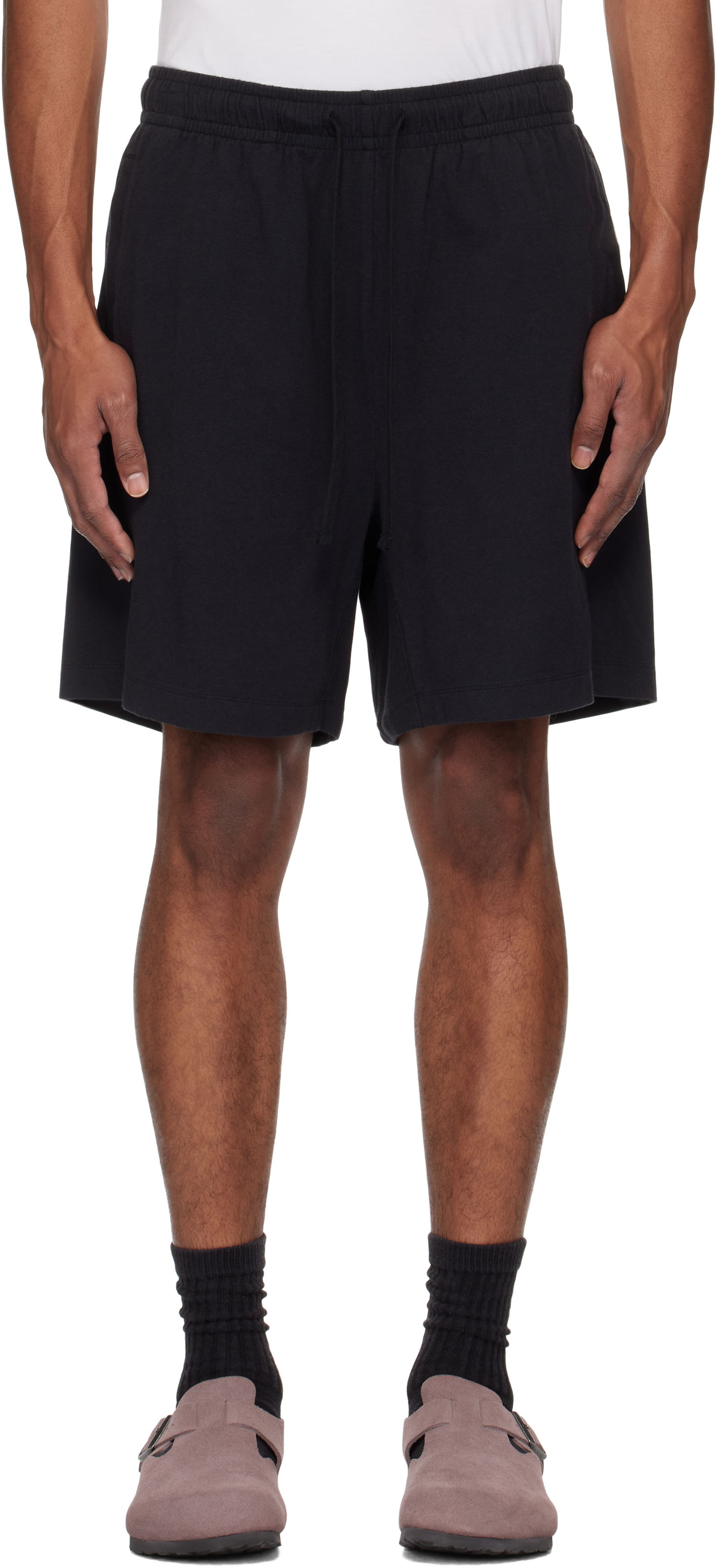 Къси панталони SKIMS Relaxed Lounge Jersey Shorts Черно | BO-SHO-5323M, 0