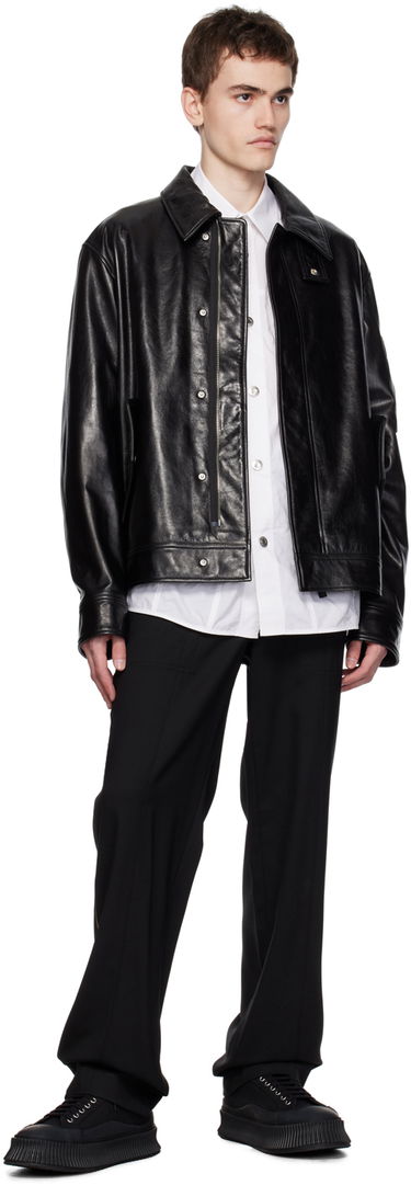 Панталони Helmut Lang Pleated Trousers Черно | N06HM204, 3