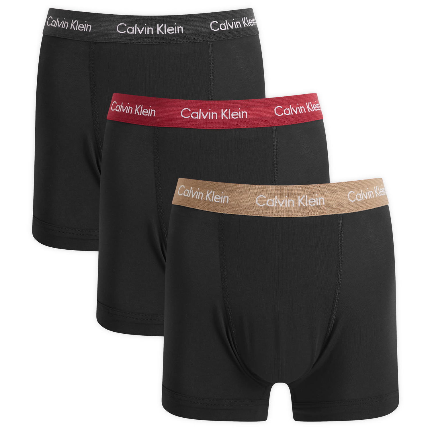 Боксерки CALVIN KLEIN Trunk - 3 Pack Черно | 0000U2662GNOP, 0