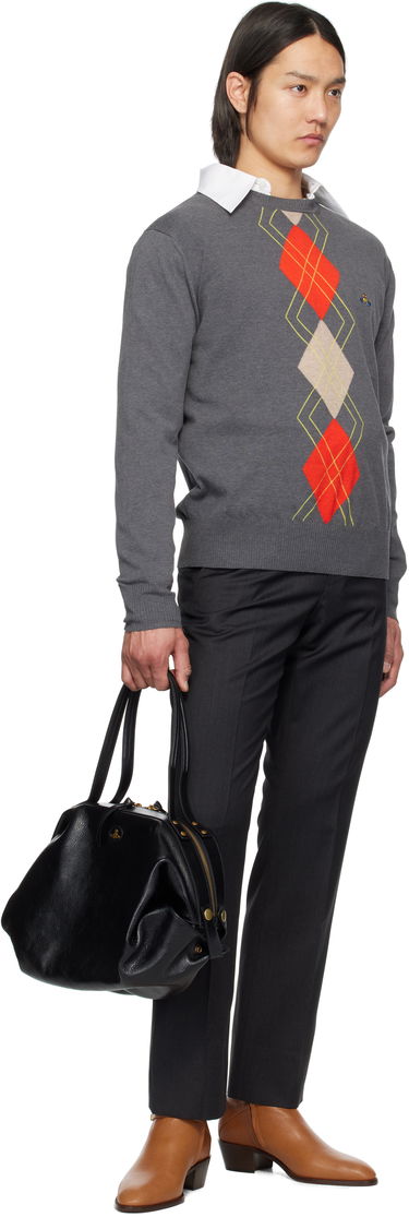 Чанта през рамо Vivienne Westwood Black Large Mara Holdall Duffle Bag Черно | 47010004U-L0067-, 3