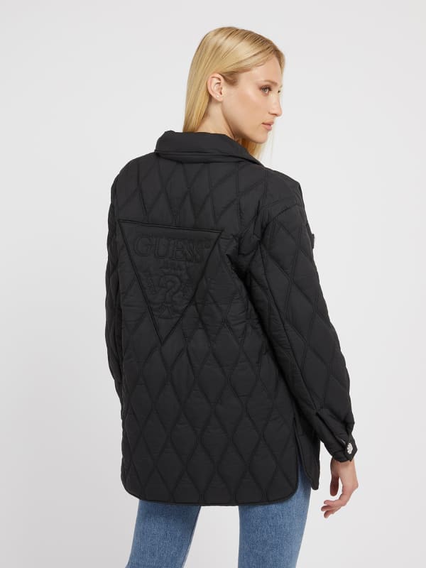 Риза GUESS Quilted Черно | W3YL17WFIW2, 0