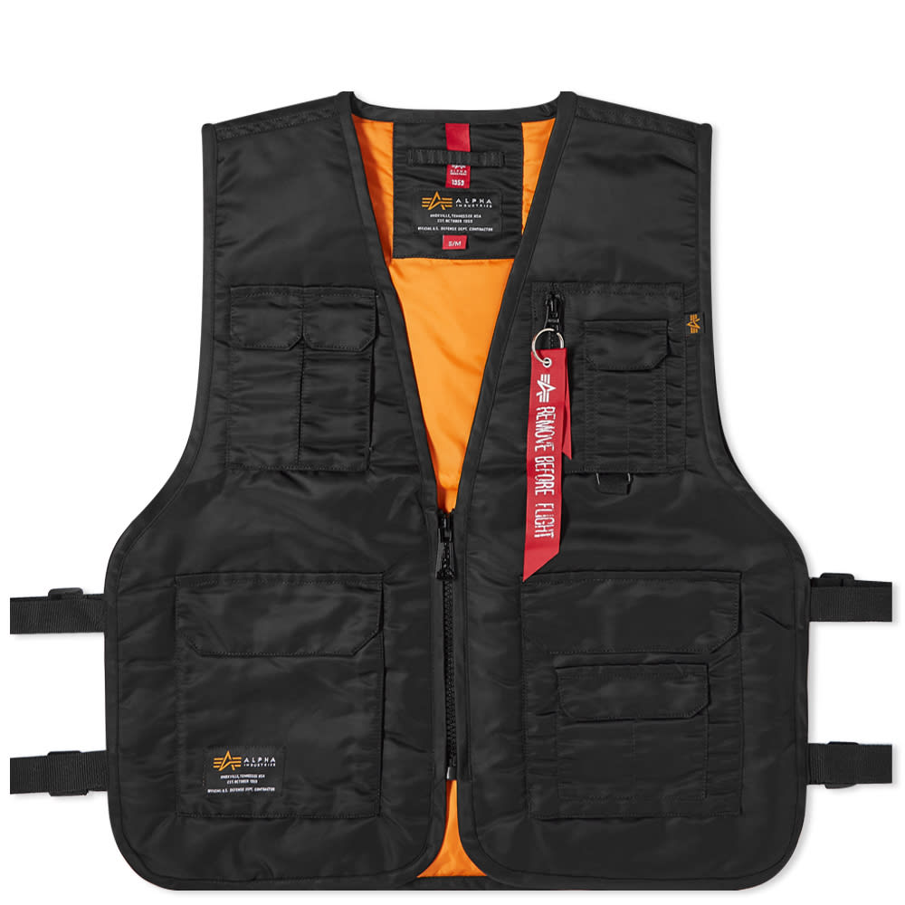 Жилетка Alpha Industries Utility Vest Черно | 118114-03, 0