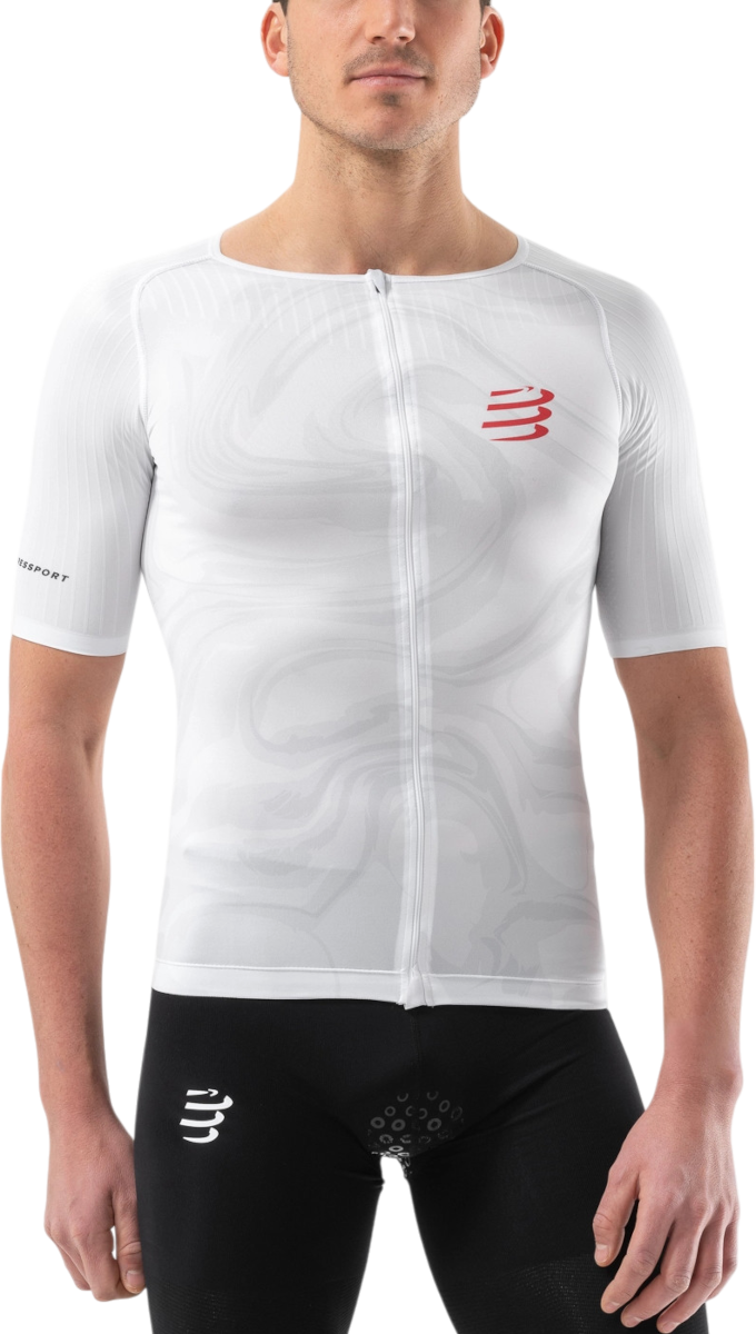 Тениска Compressport Postural Aero Short Sleeve Top Бяло | am00178b-am00178b0011, 0