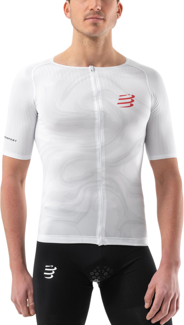 Тениска Compressport Postural Aero Short Sleeve Top Бяло | am00178b-am00178b0011, 0