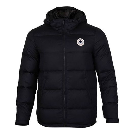 Пухо яке Converse Short Hooded Down Jacket Черно | 10004603-A02, 0