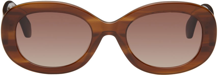 Слънчеви очила Vivienne Westwood Round Sunglasses Кафяво | VW501415853, 0