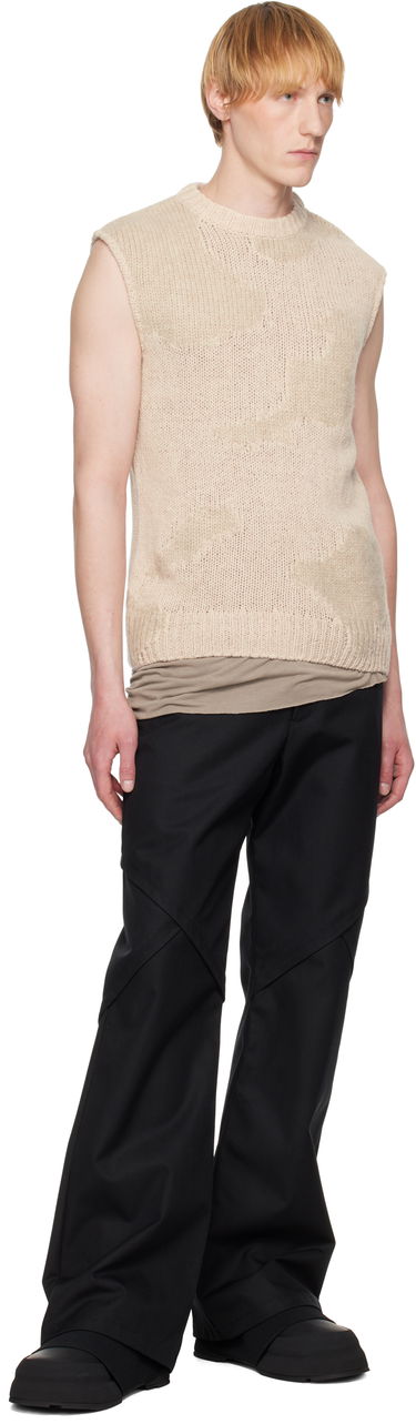 Пуловер HELIOT EMIL HELIOT EMIL Ophiolite Knit Vest Бежово | SS25_M_07_074_ST18, 3