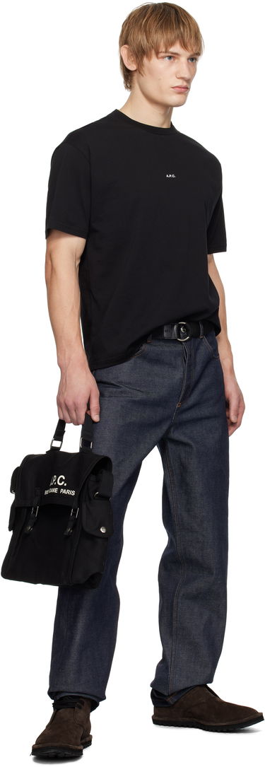 Чанта през рамо A.P.C. A.P.C. Besace Recuperation Canvas Bag Черно | CODBM.H61930, 4