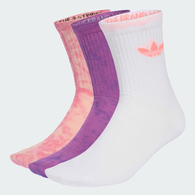 Tie-Dye Crew Socks 3 Pairs