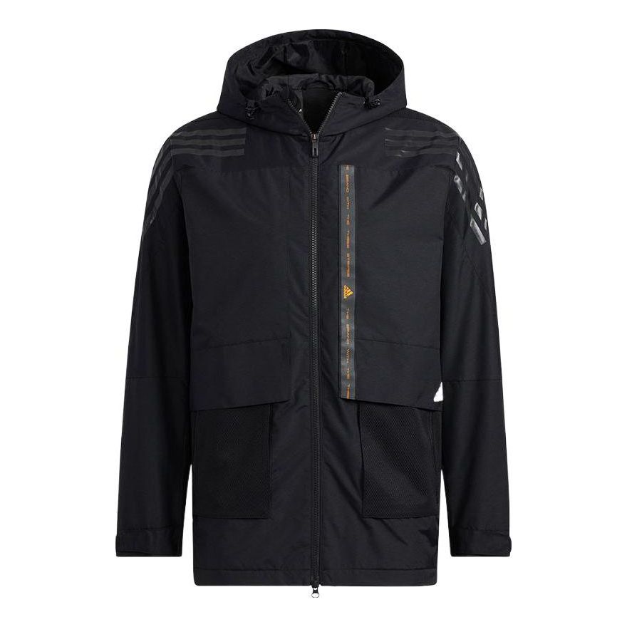 Парка adidas Originals Hooded Zipper Jacket Черно | HE7401, 0