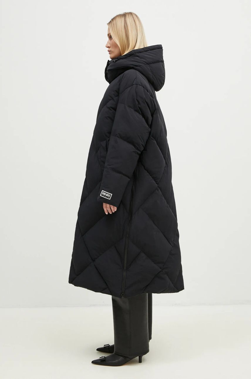 Пухо яке KENZO Long Down Jacket Черно | FE62OU1229NH.99, 1