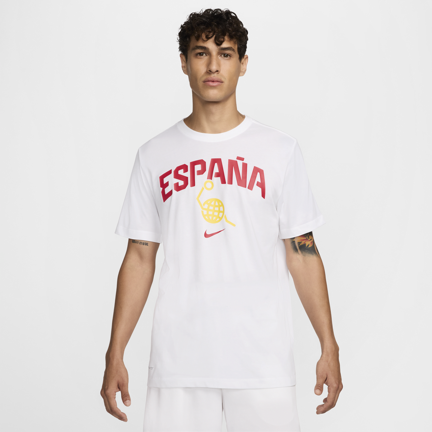 Тениска Nike Spain Basketball Tee Бяло | FQ3677-100, 1
