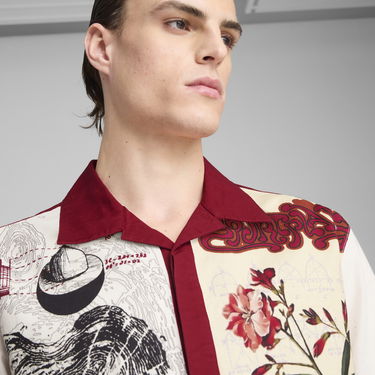 Риза Puma Palais Artisan Men's Botanical Print Shirt Многоцветен | 629392_87, 4