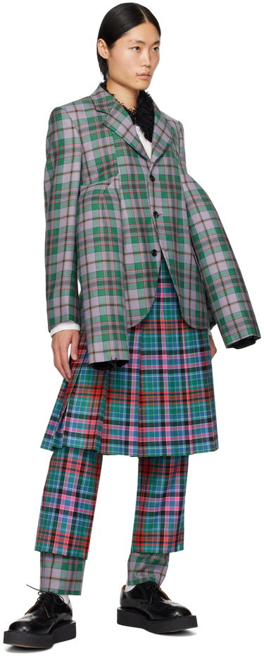 Панталони Comme des Garçons Comme des Garçons Homme Plus Tartan Chaps Trousers Многоцветен | PL-P013-051-1-1, 3