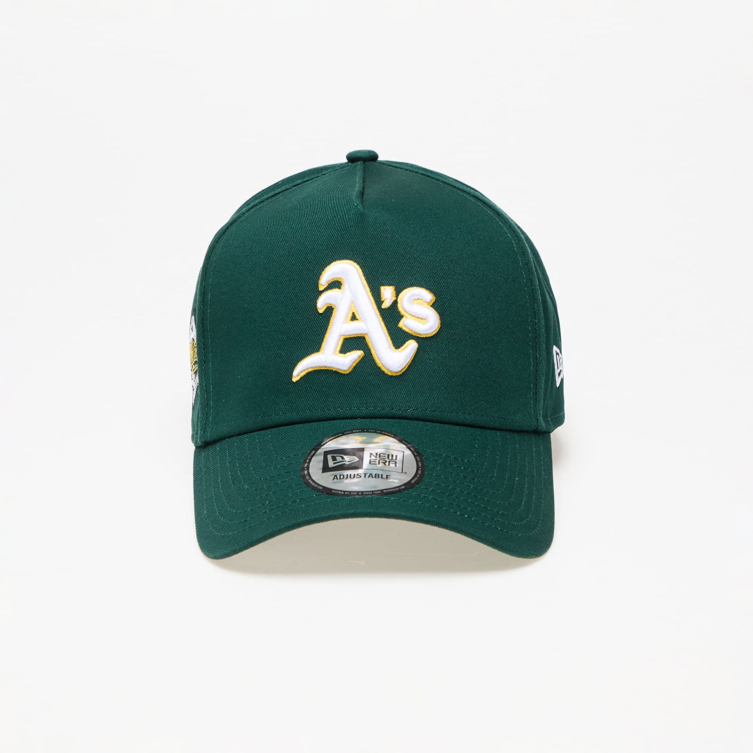 Шапка с козирка New Era Oakland Athletics World Series Patch 9FORTY E-Frame Adjustable Cap Зелено | 60422513, 0