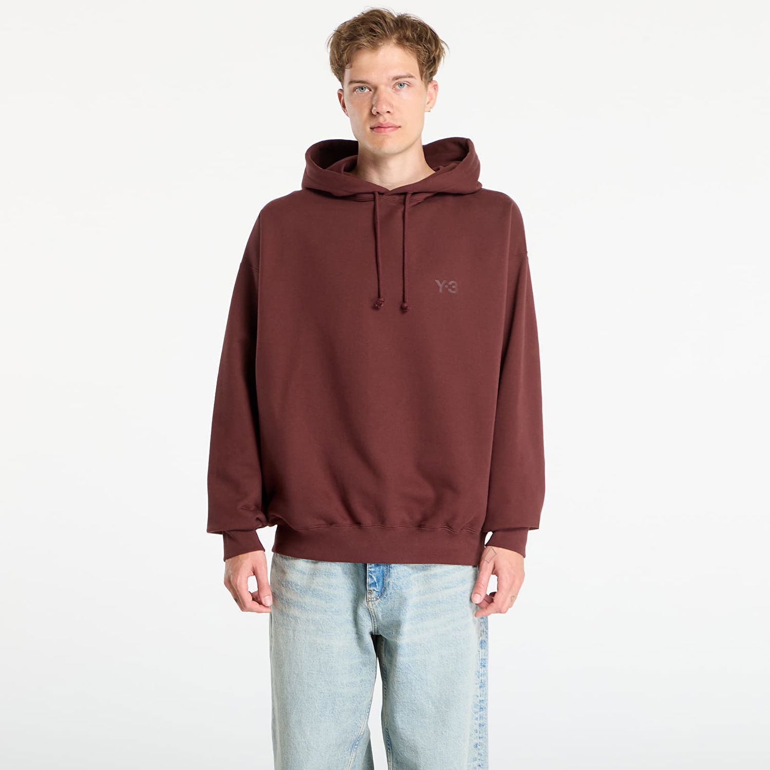 Суитчър Y-3 Fl Hoodie UNISEX Mystery Brown L Кафяво | KA3111, 0