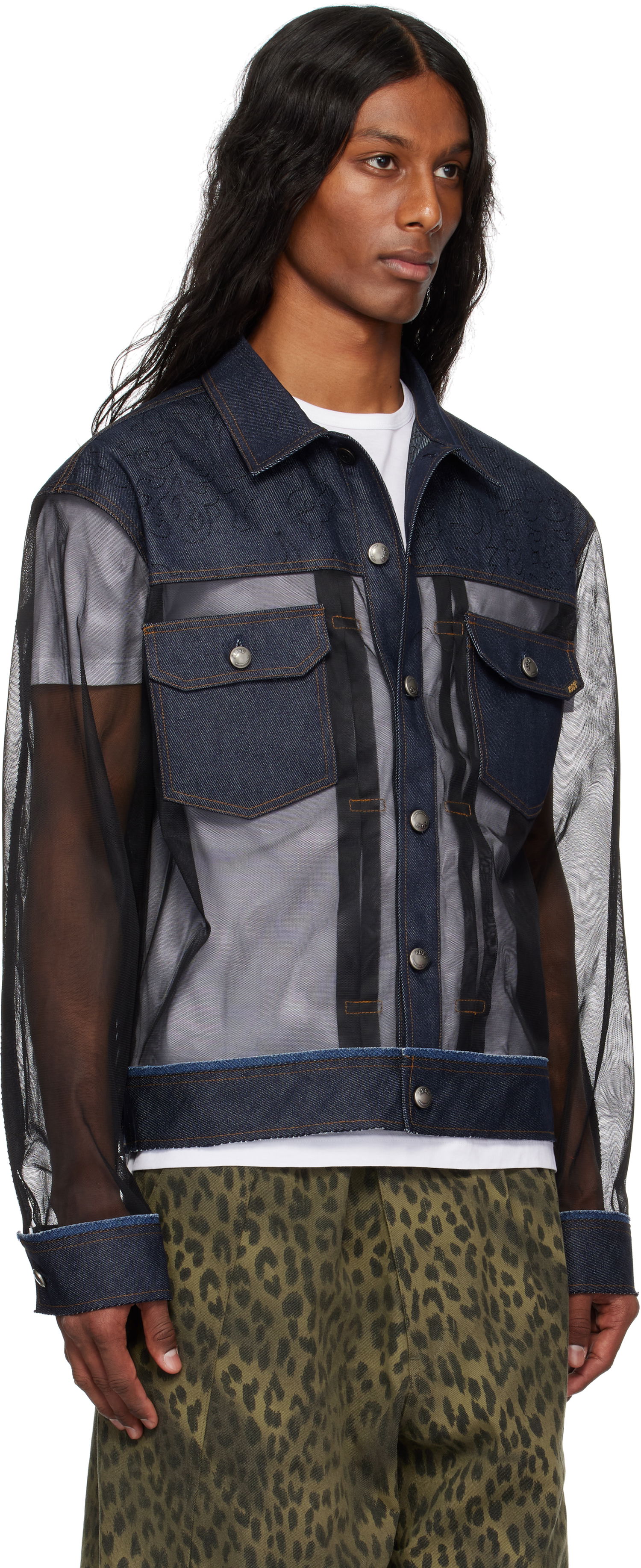 Яке Andersson Bell Andersson Bell Tonny Sheer Denim Jacket Синьо | awa695m, 1