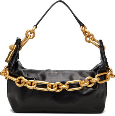 Чанта през рамо Balmain Medium Leather Chain Sync Bag Черно | FN0BS002LMTE, 0
