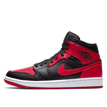 Кецове и обувки Jordan Air Jordan 1 Mid "Banned" Черно | 554724-074, 1