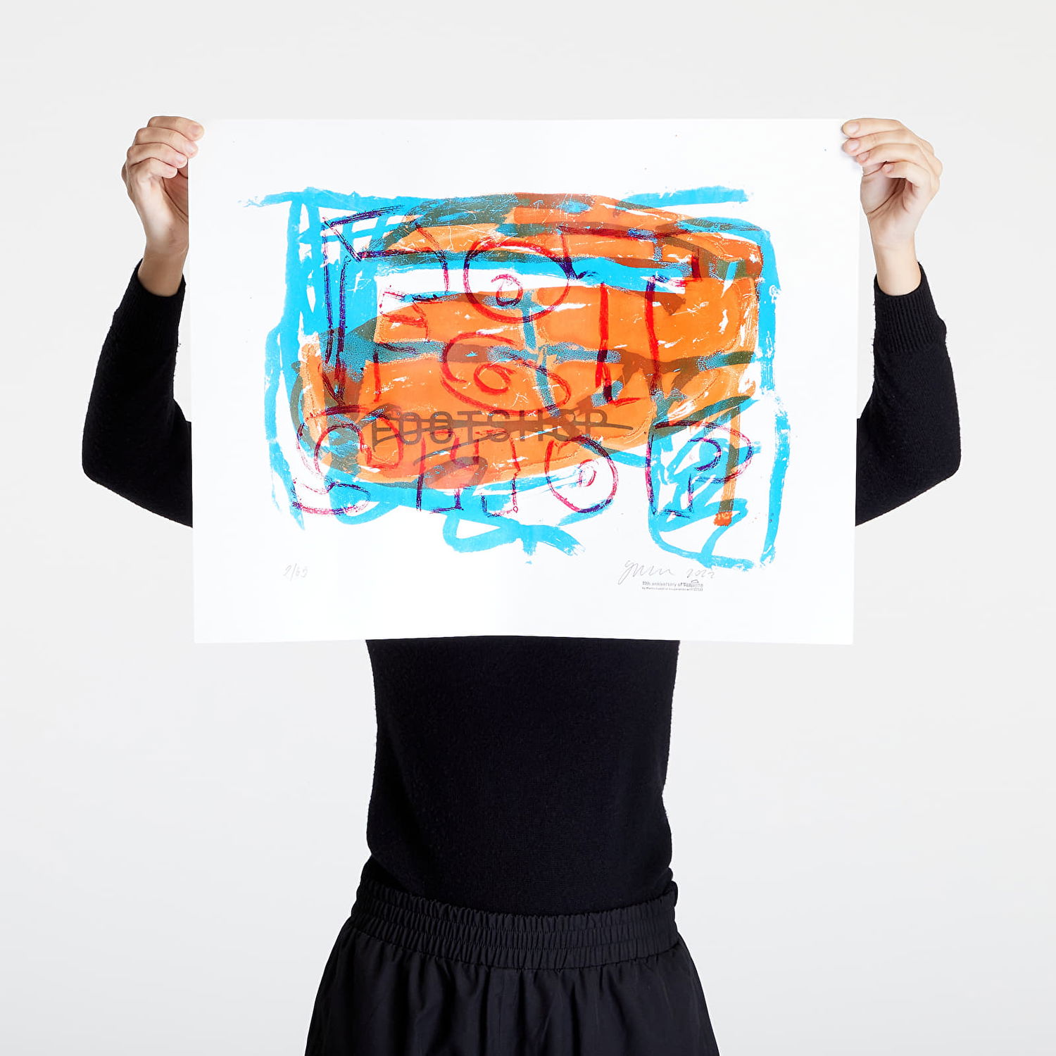 Аксесоари Footshop FTSHP 11th anniversary x Martin Lukáč Print 1 Многоцветен | FTSHP_234, 0