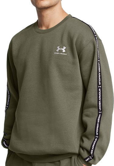 Суитчър Under Armour Under Armour Icon Fleece Taping Crew Sweatshirt Зелено | 1389357-390, 0