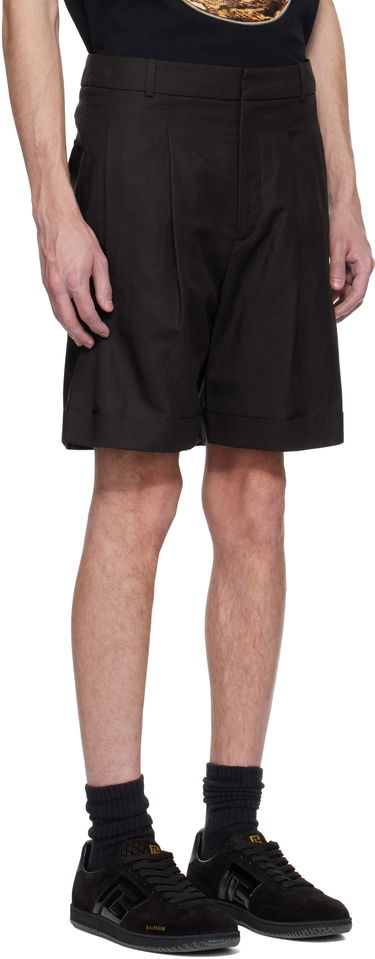 Къси панталони Balmain Balmain Pleated Bermuda Shorts Черно | EH0PB007VE90, 1