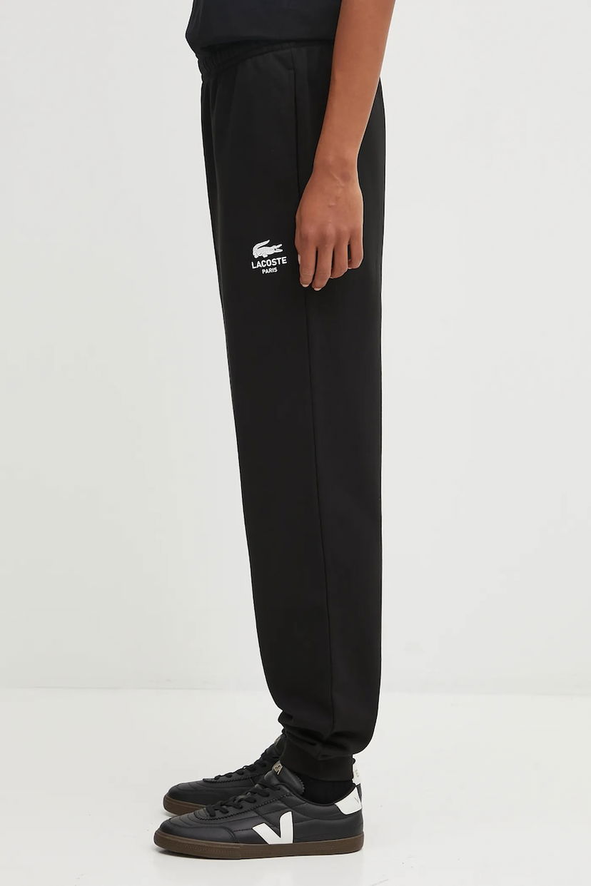 Спортни панталони Lacoste Lacoste Paris Logo Sweatpants Черно | XH2724