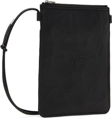 Чанта през рамо Y-3 Y-3 Leather Crossbody Pouch Черно | JD2914, 1