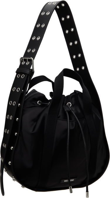 Дамска чанта We11done We11done Belted Punk Drawstring Bag Черно | WD-AB0-25-482-U-BK, 1
