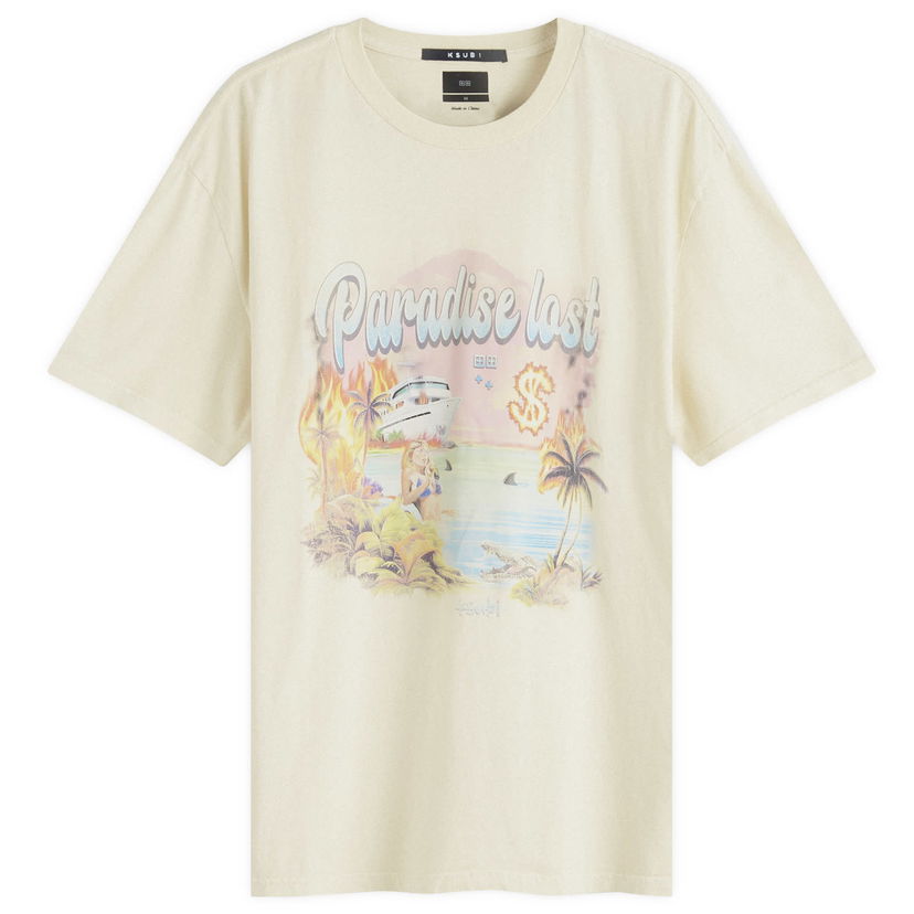 Тениска Ksubi Paradise Biggie T-Shirt Бежово | MPF24TE005-BEI