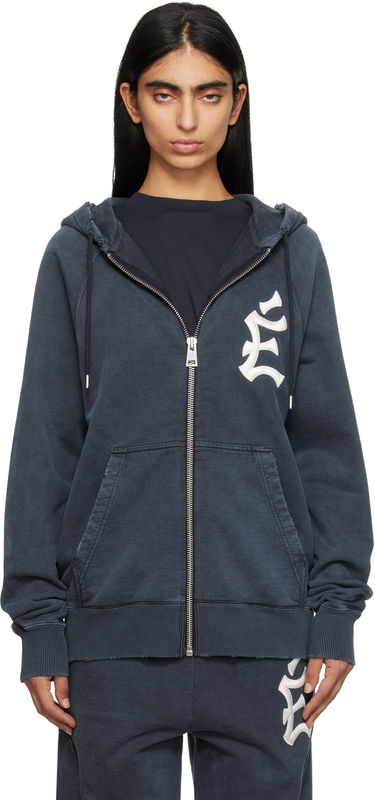 Суитчър Études 'The City' Loose Fit Zip-Up Hoodie Синьо | H24MMSWE275-44, 0