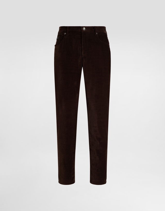 Dolce & Gabbana Cotton And Cashmere Regular Fit Trousers