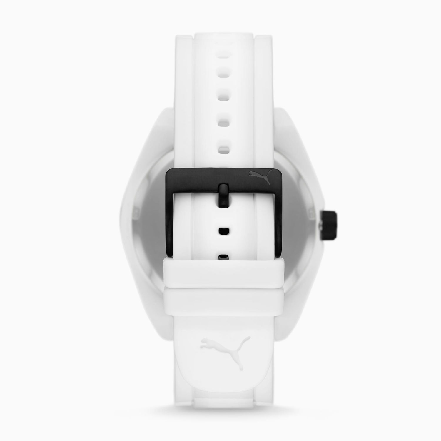 Часовник Puma Street V2 Three-Hand Date Black Silicone Watch Бяло | 933848_01, 1