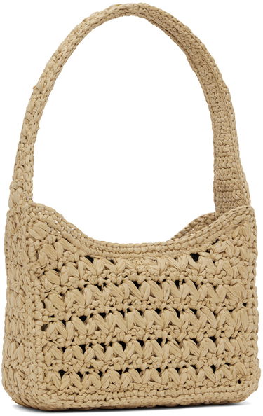 Голяма пазарска чанта Dolce & Gabbana Dolce & Gabbana Crochet Shoulder Bag Бежово | BB7657A4547, 2