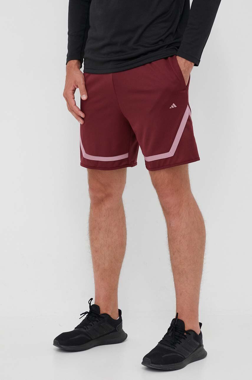 Къси панталони adidas Performance Pro Block Shorts Бургунди | IL2242, 0
