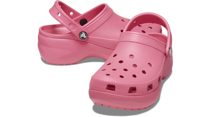 Кецове и обувки Crocs Classic Platform Clogs W Розово | 206750-6VZ, 1